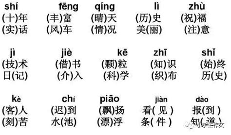 青同音字